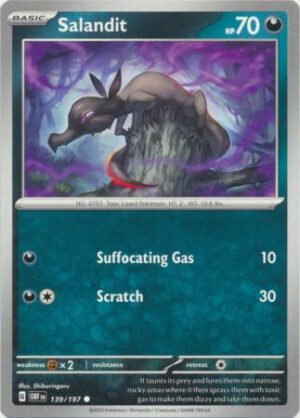 SV Obsidian Flames 139/197 Salandit