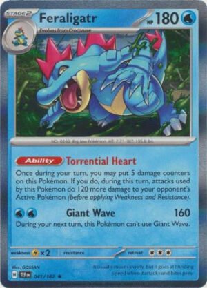 SV Temporal Forces 041/162 Feraligatr (Holo)