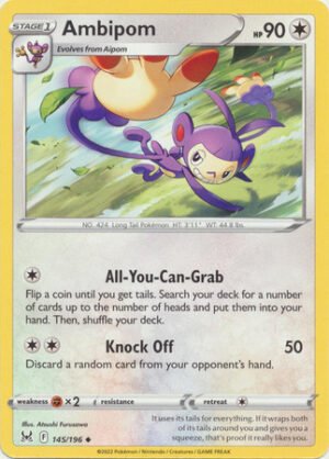 SWSH Lost Origin 145/196 Ambipom