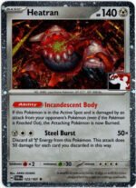 SV Twilight Masquerade 123/167 Heatran (Prize Pack League Promo Cosmo Holo)