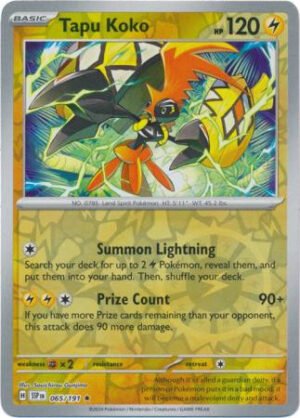 SV Surging Sparks 065/191 Tapu Koko (Reverse Holo)