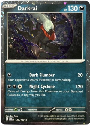 SV Obsidian Flames 136/197 Darkrai (Cosmo Holo)