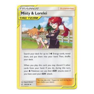 SM Cosmic Eclipse 199/236 Misty & Lorelei (Tag Team)