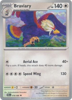 SV Black Bolt 078/086 Braviary