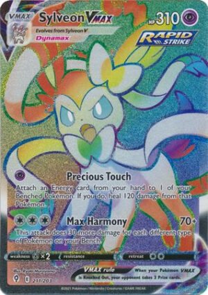 Evolving Skies 211/203 Sylveon VMAX (Rainbow Rare)