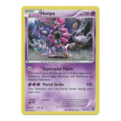 XY Steam Siege 51/114 Hoopa (Shatter Holo)