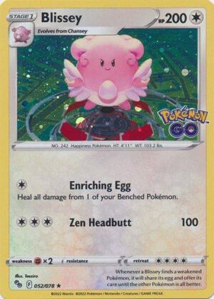 Pokemon GO 052/078 Blissey (Cosmo Holo)