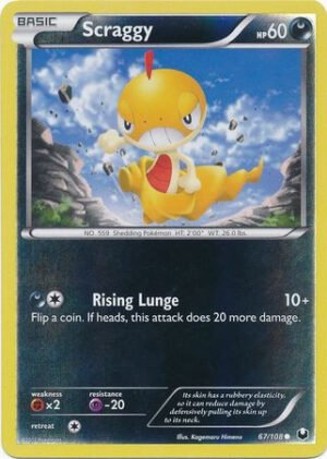 Dark Explorers 67/108 Scraggy (Mirror Reverse Holo Promo)