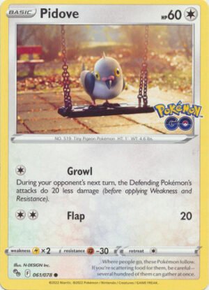 Pokemon GO 061/078 Pidove