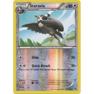 XY Break Through 126/162 Staravia (Reverse Holo)
