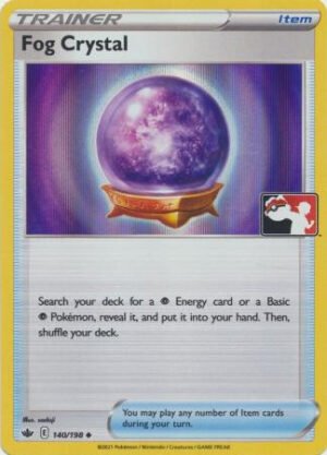 Chilling Reign 140/198 Fog Crystal (Prize Pack League Promo Holo)