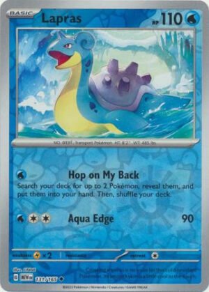 Scarlet & Violet 151 131/165 Lapras (Reverse Holo)