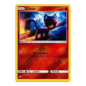 SM Team Up 20/181 Litten (Reverse Holo)