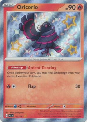SV Paldean Fates 113/091 Oricorio (Holo Shiny)