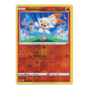 Sword & Shield (Base) 030/202 Scorbunny (Reverse Holo)