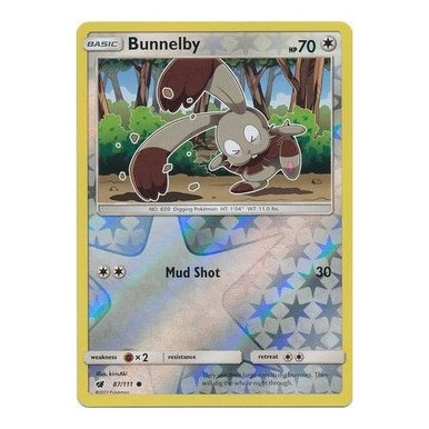 SM Crimson Invasion 087/111 Bunnelby (Reverse Holo)