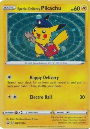 Sword & Shield Promo SWSH074 Special Delivery Pikachu
