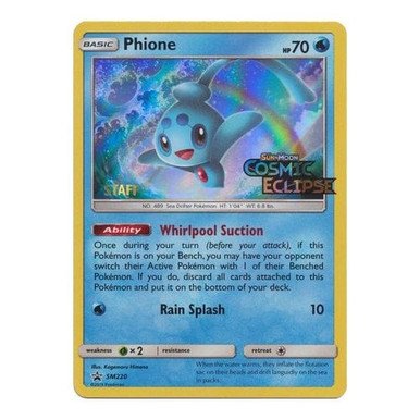 Sun & Moon Promo SM220 Phione (Staff)