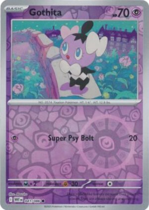 SV White Flare 041/086 Gothita (Reverse Holo)