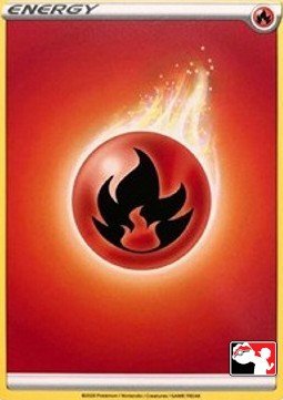 Sword & Shield (Base) EN02 Fire Energy (Prize Pack League Promo Non-Holo)