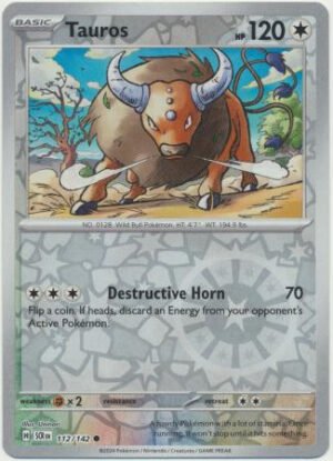 SV Stellar Crown 112/142 Tauros (Reverse Holo)