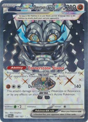 SV Twilight Masquerade 199/167 Cornerstone Mask Ogerpon ex (Full Art)