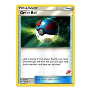 Sun and Moon (Base Set) 119/149 Great Ball (Charizard Symbol 43)