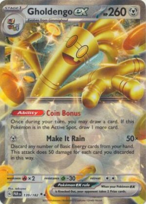 SV Paradox Rift 139/182 Gholdengo ex (Half Art)