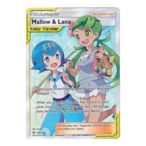 SM Cosmic Eclipse 231/236 Mallow & Lana (Tag Team Full Art)