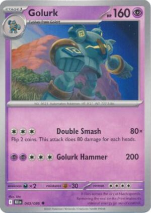 SV Black Bolt 043/086 Golurk