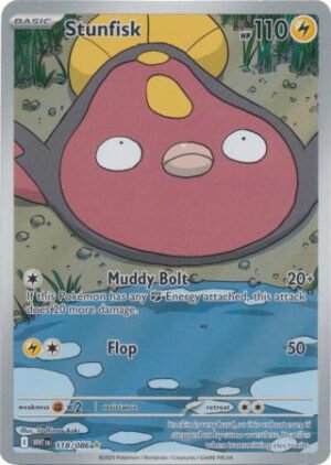 SV White Flare 118/086 Stunfisk (Illustration Rare)
