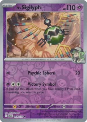 SV Journey Together 064/159 N's Sigilyph (Reverse Holo)