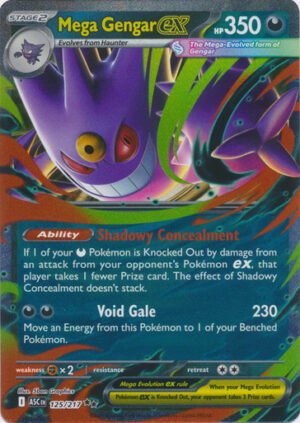 ME Ascended Heroes 125/217 Mega Gengar ex (Half Art)
