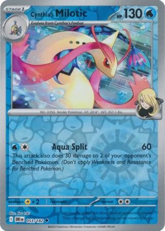 SV Destined Rivals 053/182 Cynthia's Milotic (Reverse Holo)