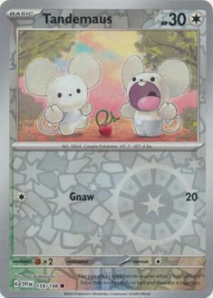 Scarlet & Violet (Base Set) 159/198 Tandemaus (Reverse Holo)