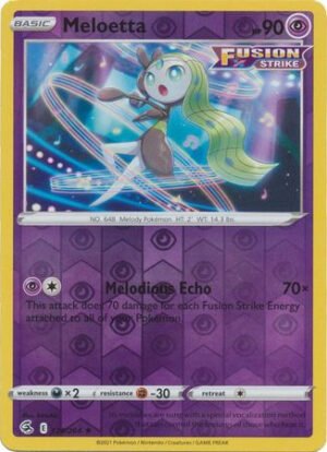 Fusion Strike 124/264 Meloetta (Reverse Holo)