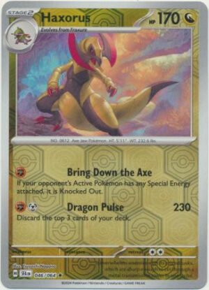SV Shrouded Fable 046/064 Haxorus (Reverse Holo)