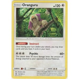 Sun and Moon (Base Set) 113/149 Oranguru (Non-Holo)