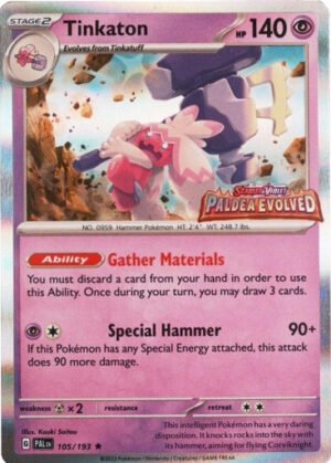 SV Paldea Evolved 105/193 Tinkaton (Paldea Evolved Stamp)