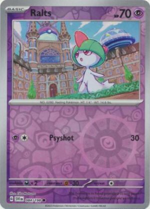 Scarlet & Violet (Base Set) 084/198 Ralts (Reverse Holo)
