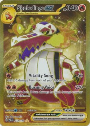 SV Paldea Evolved 272/193 Skeledirge ex (Secret Rare)