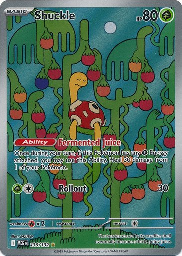 Mega Evolution 136/132 Shuckle (Illustration Rare)