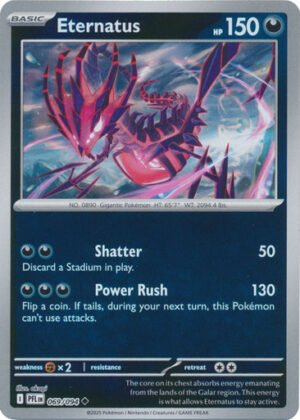 ME Phantasmal Flames 069/094 Eternatus (Reverse Holo)
