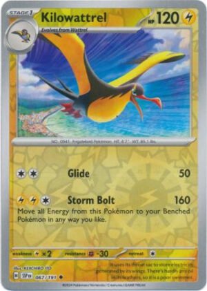 SV Surging Sparks 067/191 Kilowattrel (Reverse Holo)