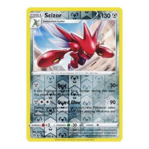 Rebel Clash 128/192 Scizor (Reverse Holo)