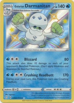 Shining Fates SV024/SV122 Galarian Darmanitan (Holo)