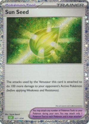 TCG Classic Collection: Venusaur Deck 027/034 Sun Seed (Holo)