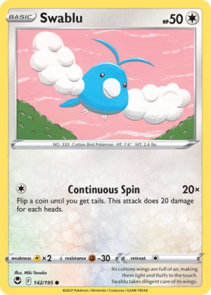 SWSH Silver Tempest 142/195 Swablu