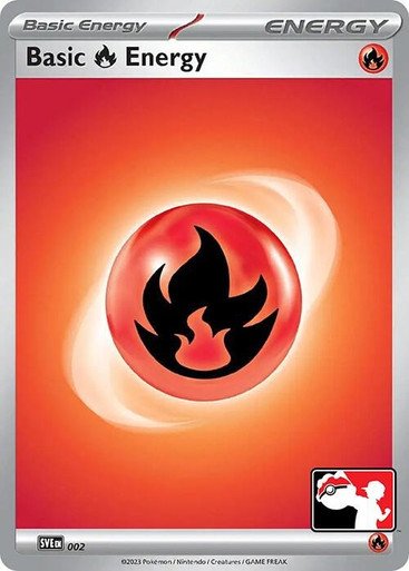 Scarlet & Violet SVE EN02 Basic Fire Energy (Prize Pack League Promo Non-Holo)