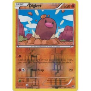 XY Base Set 58/146 Diglett (Reverse Holo)